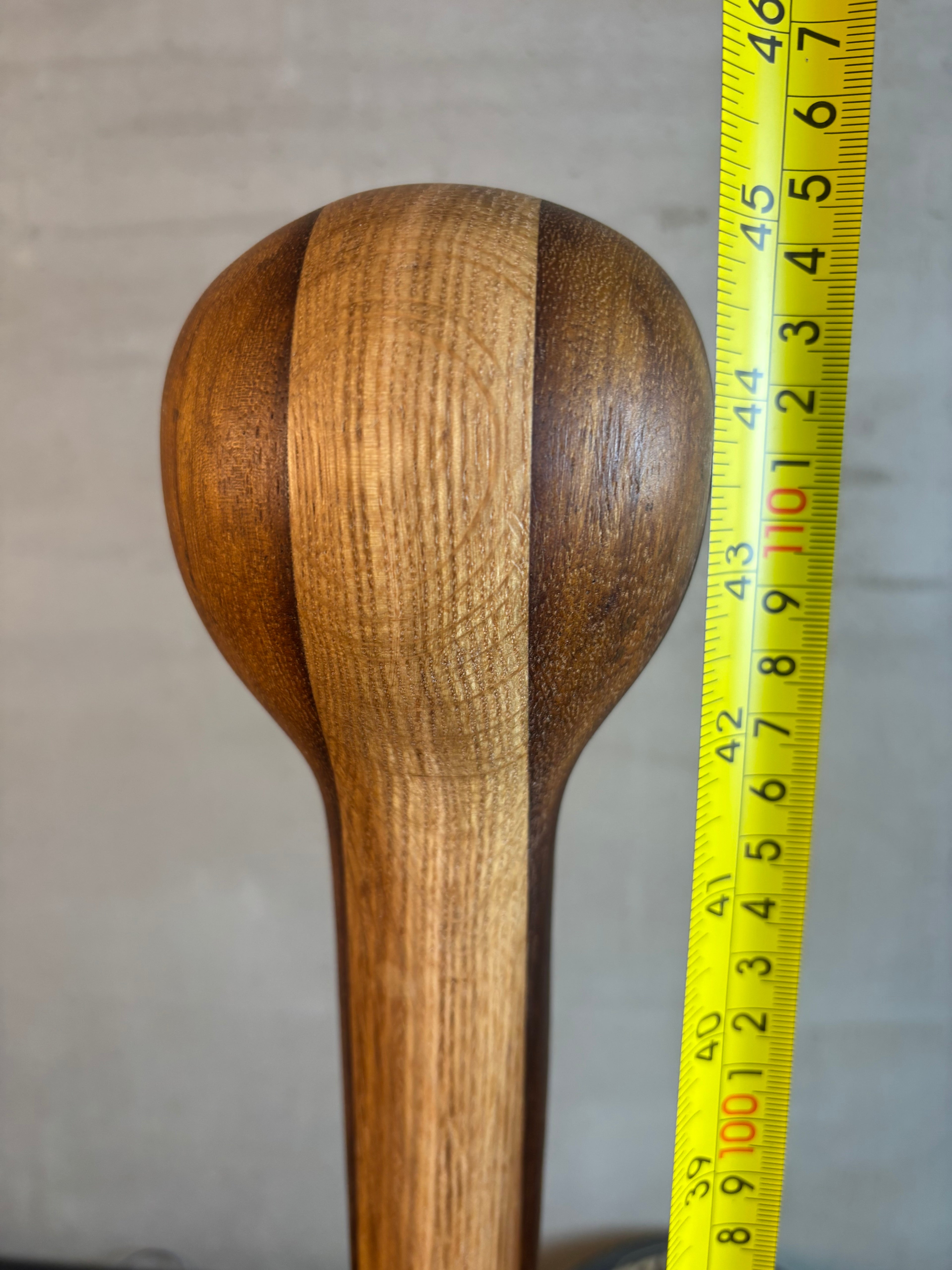 Oak & Iroko Walking Stick