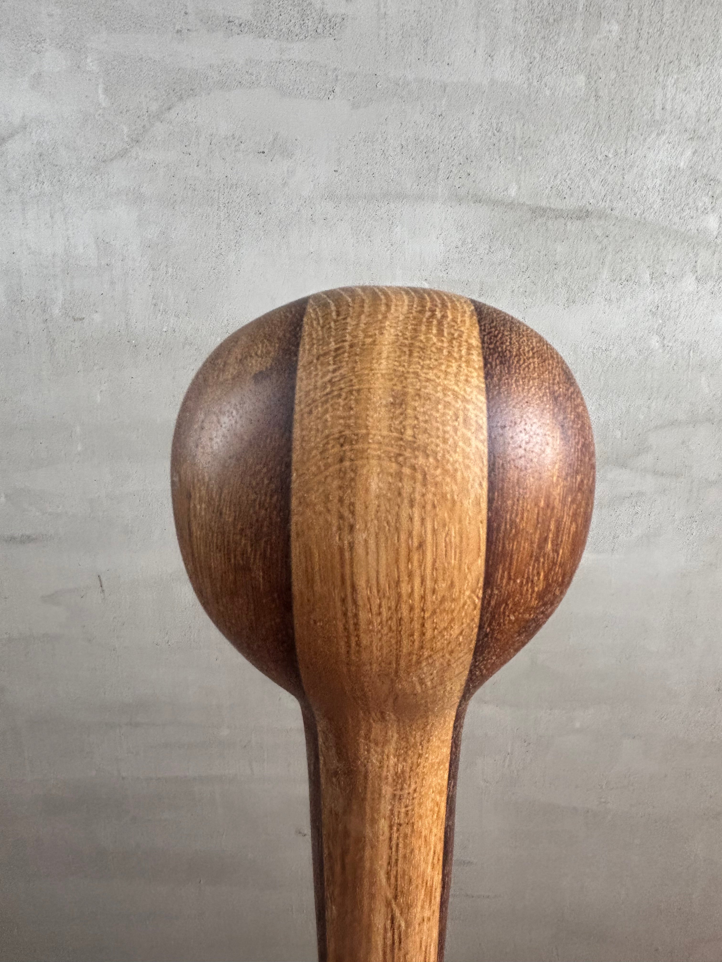Oak & Iroko Walking Stick