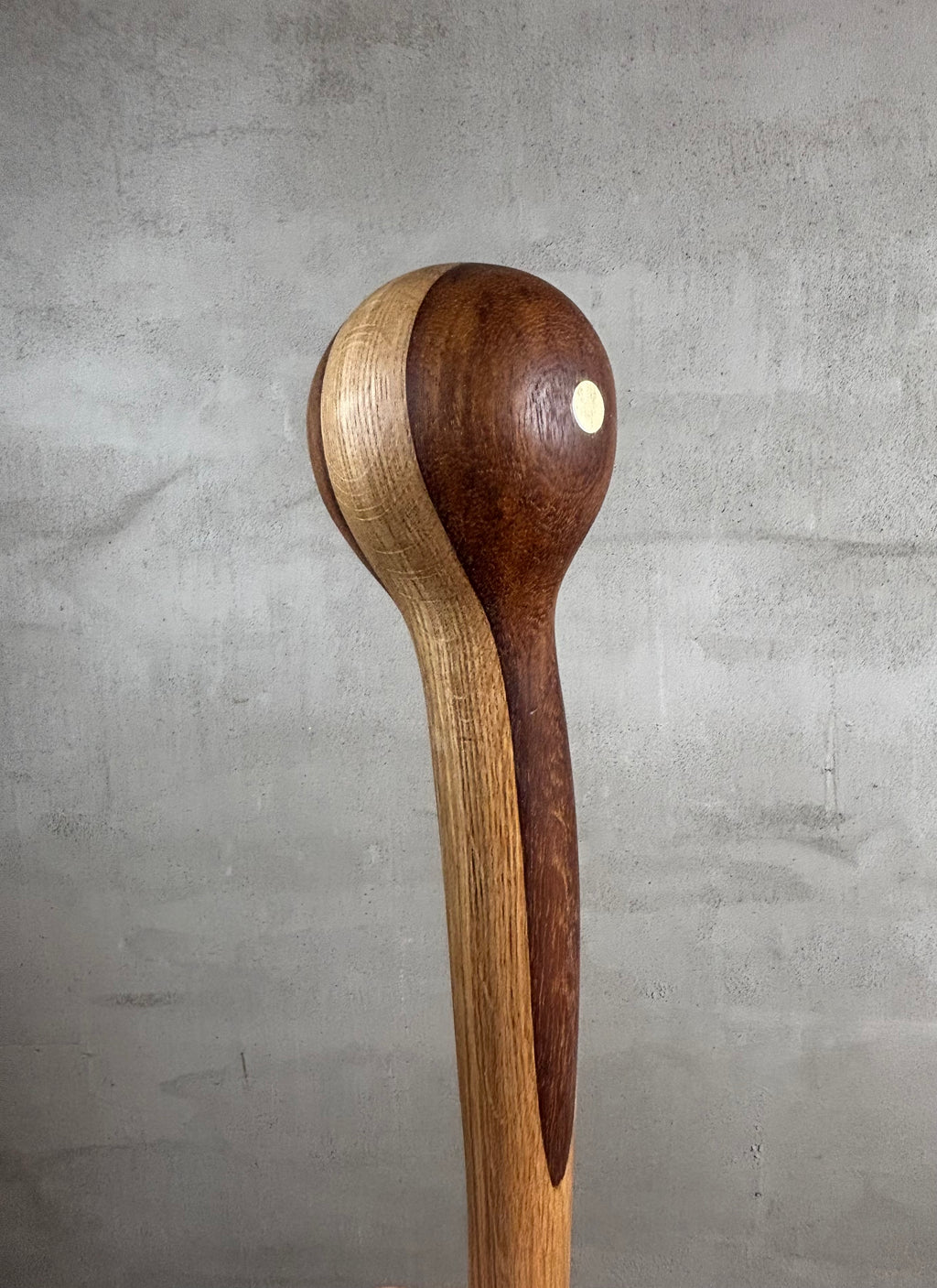 Oak & Iroko Walking Stick