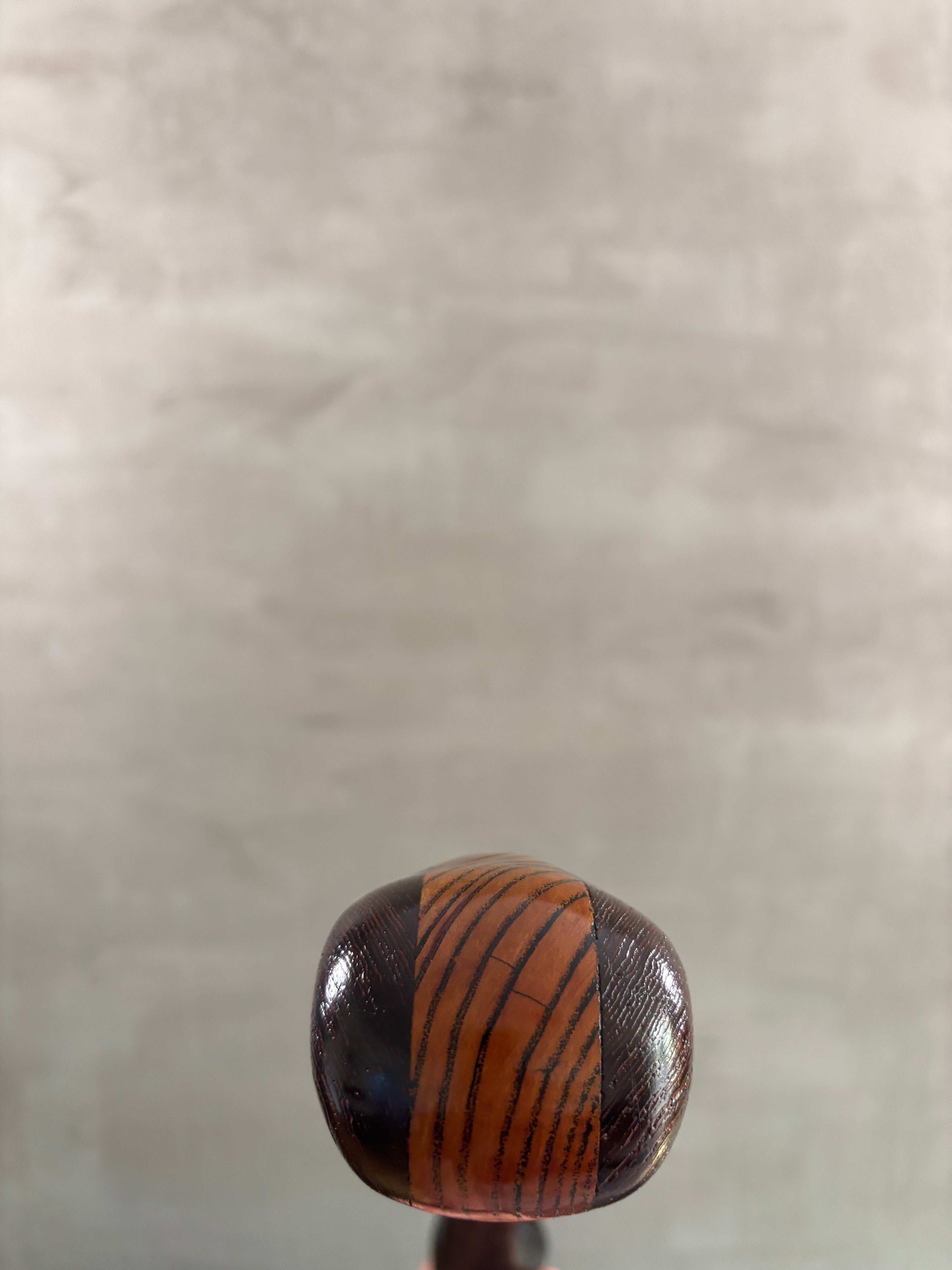 Curly Ash Laminated Wenge Knob