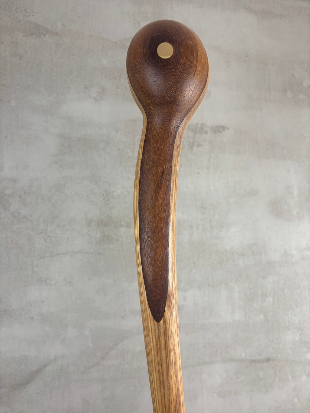 Oak & Iroko Walking Stick