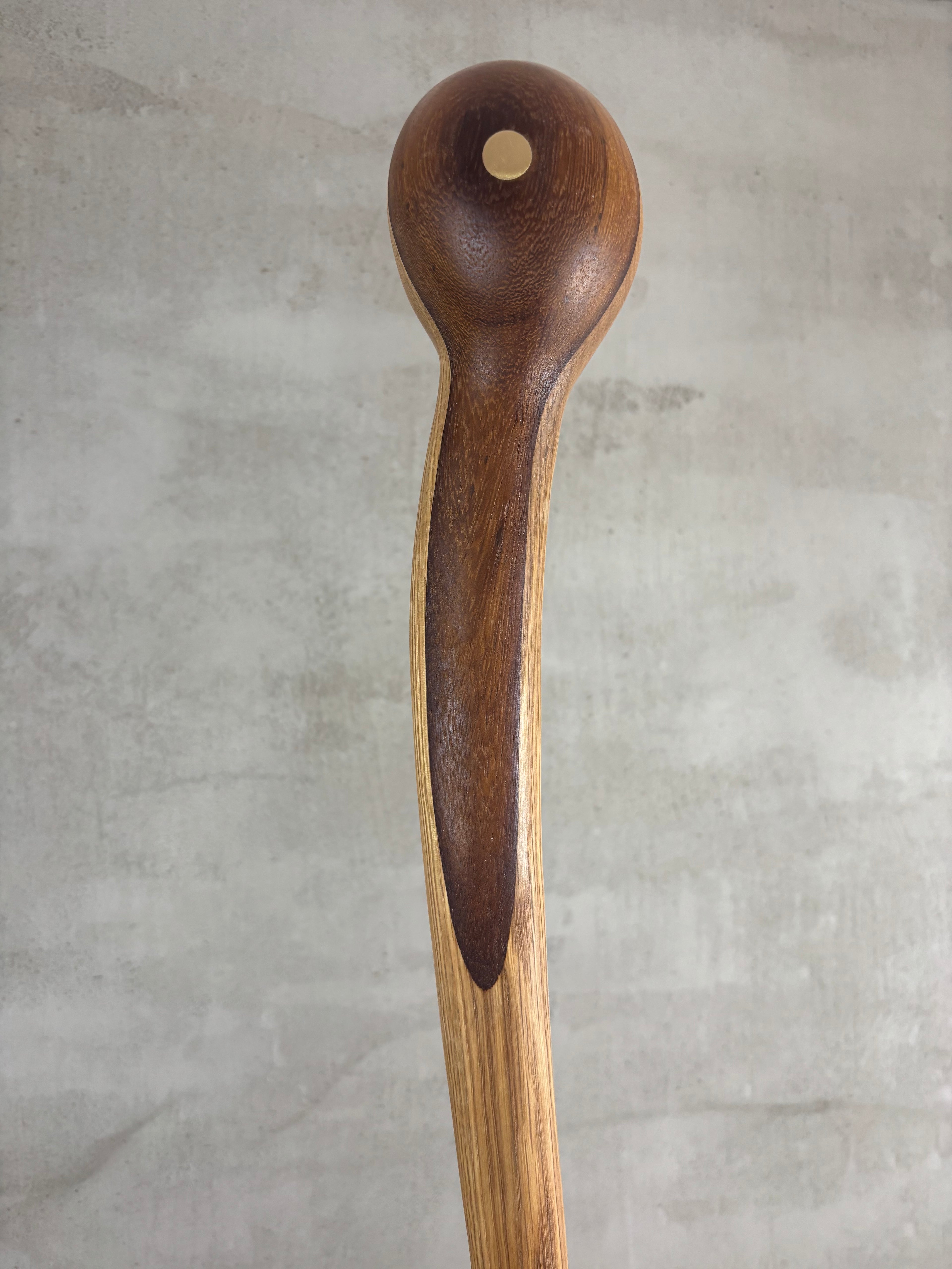 Oak & Iroko Walking Stick