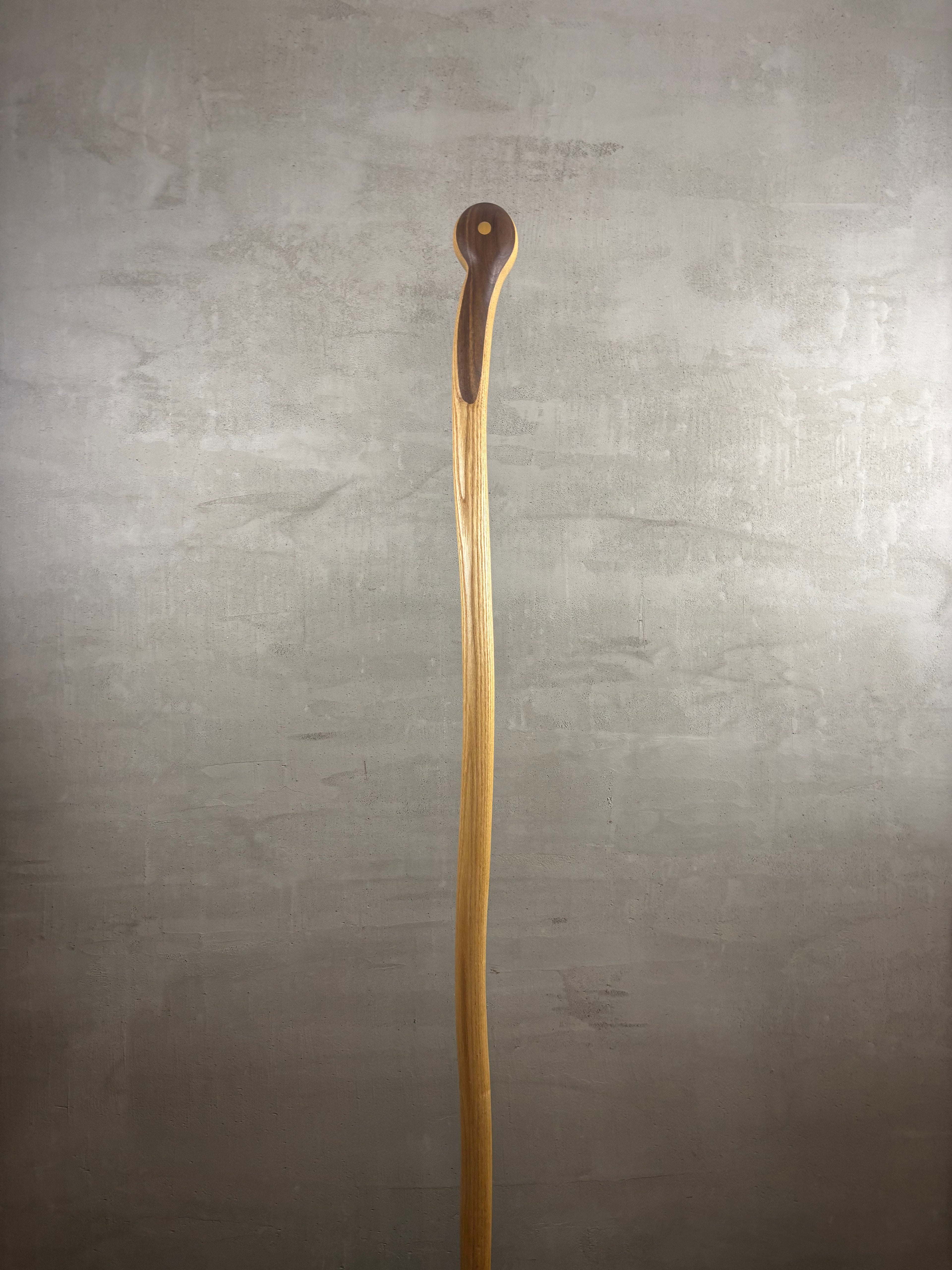 Ash & Walnut Walking Defence Stick