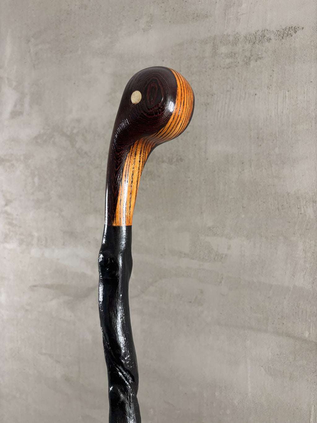 Curly Ash Laminated Wenge Knob