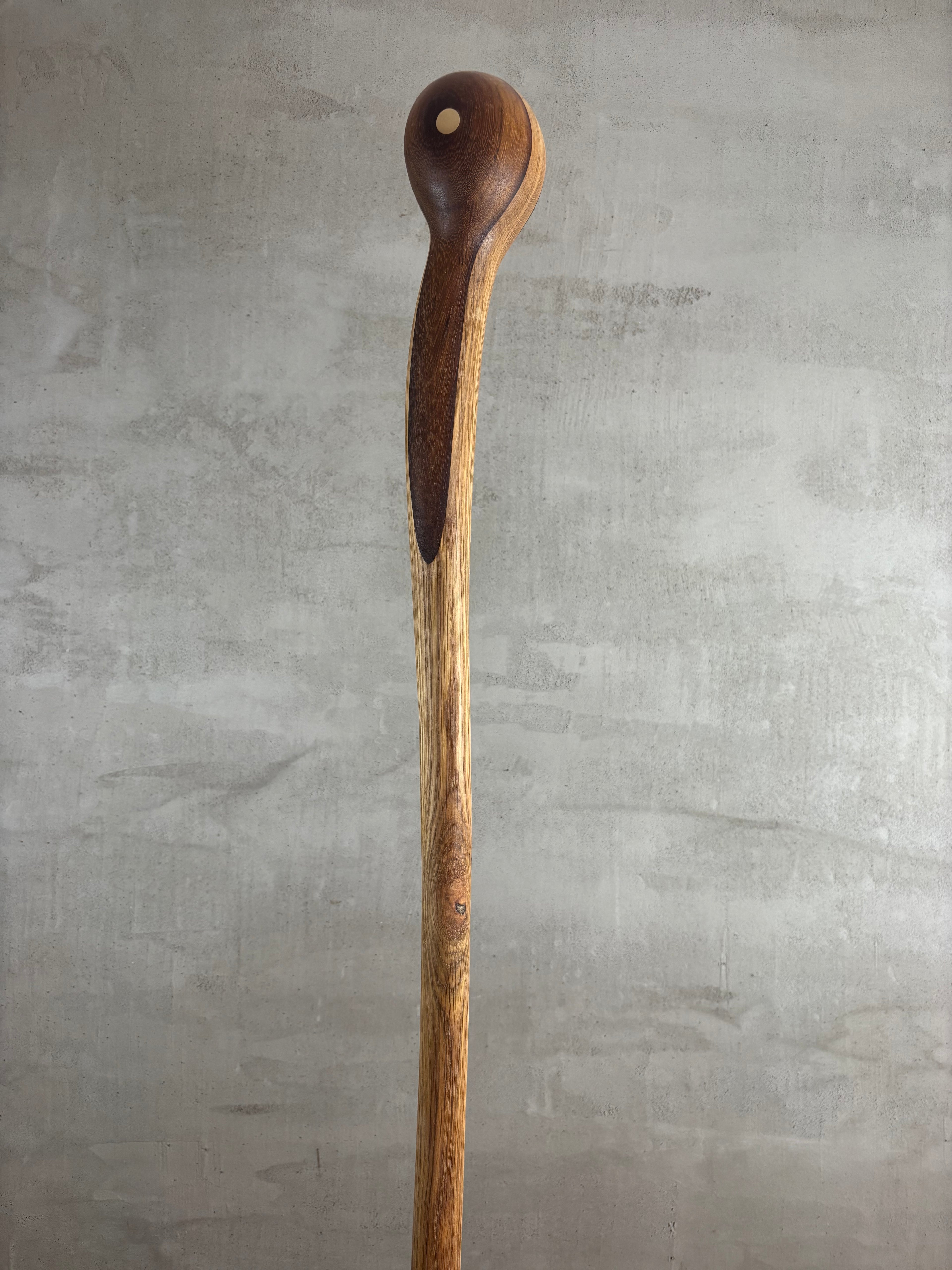 Oak & Iroko Walking Defence Stick