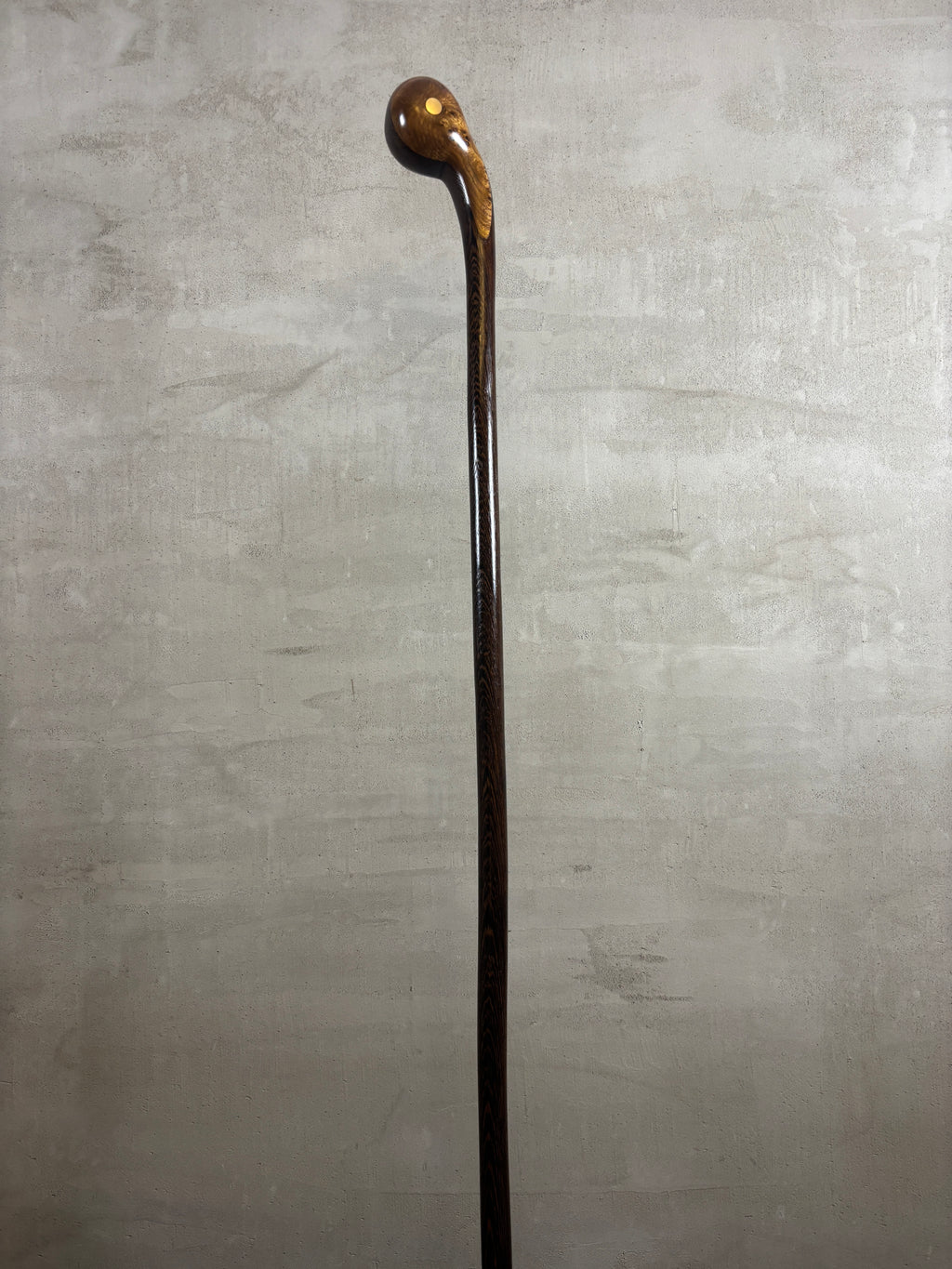 Wenge & Elm Burl Walking Stick