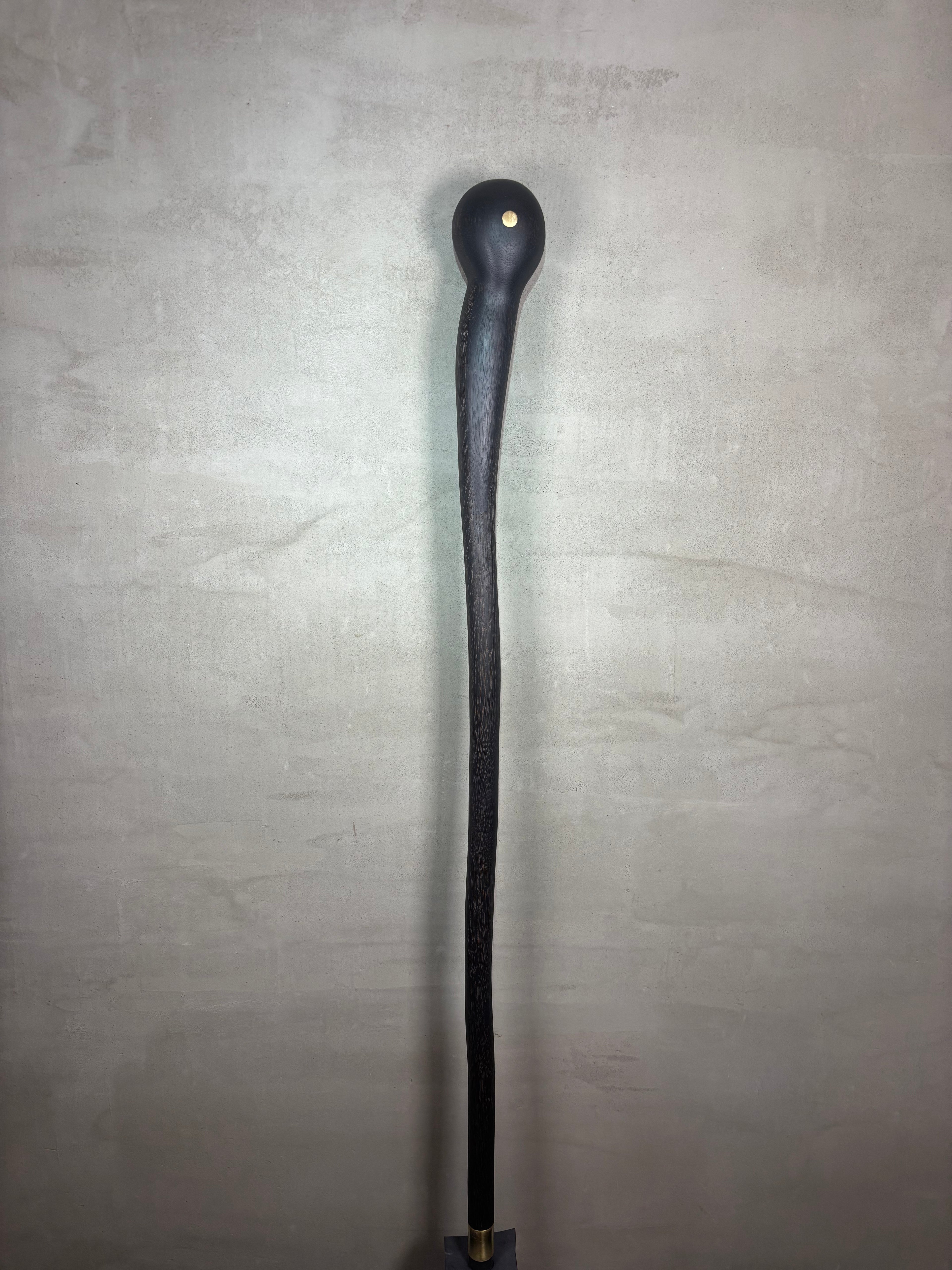 Oak & Walnut Walking Defence Stick