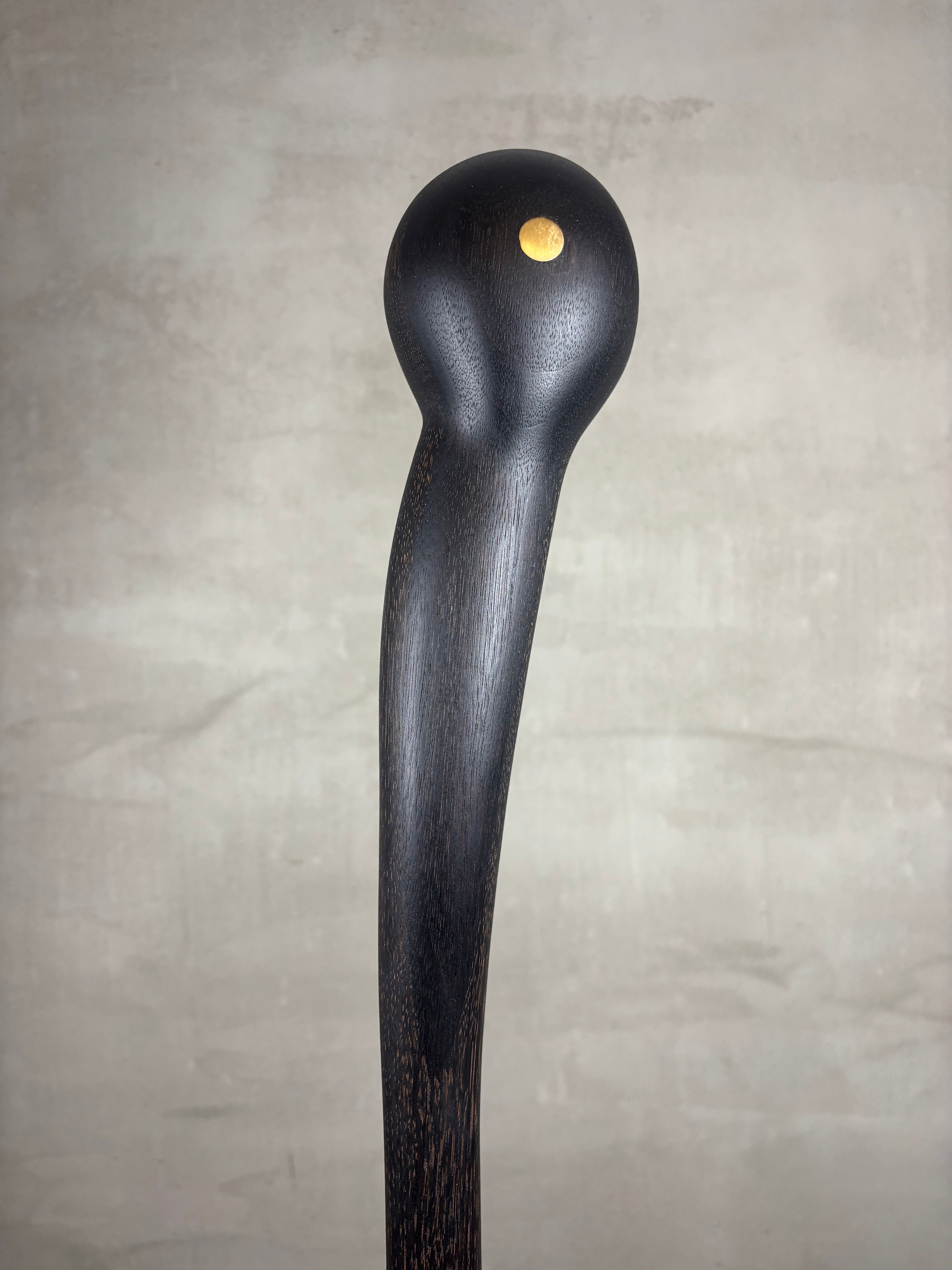 Oak & Walnut Walking Defence Stick