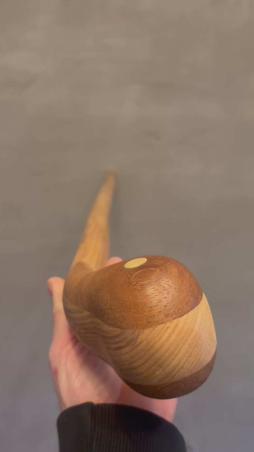 Ash & Iroko Walking Defence Stick